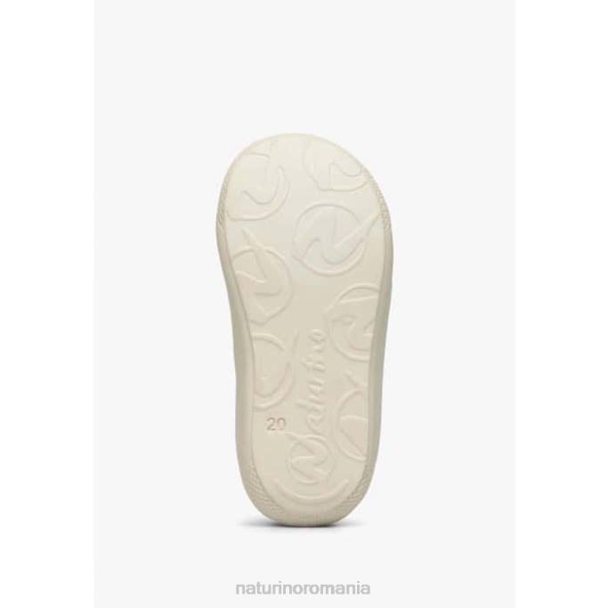 copii Naturino albastru deschis cocon vl pantofi primii pasi din stofa cu imprimeu floral 4J4P67