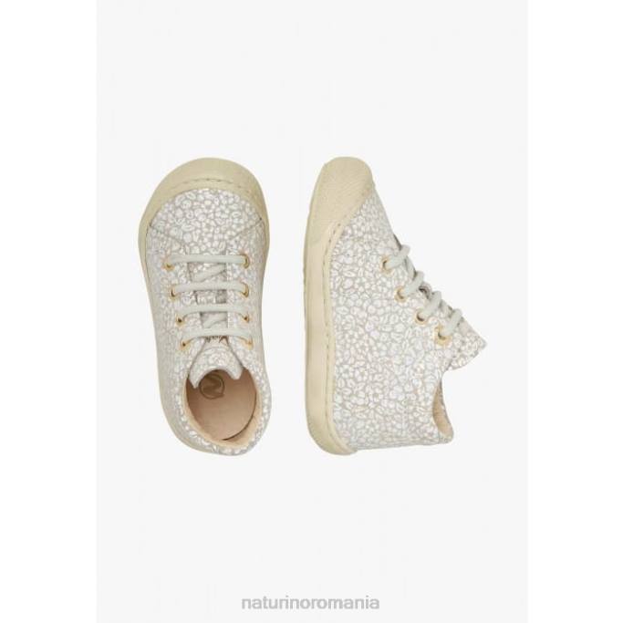 copii Naturino bej cocon pantofi de piele intoarsa primii pasi 4J4P109