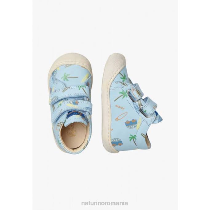 copii Naturino cer albastru cocon vl pantofi primii pasi din piele 4J4P159