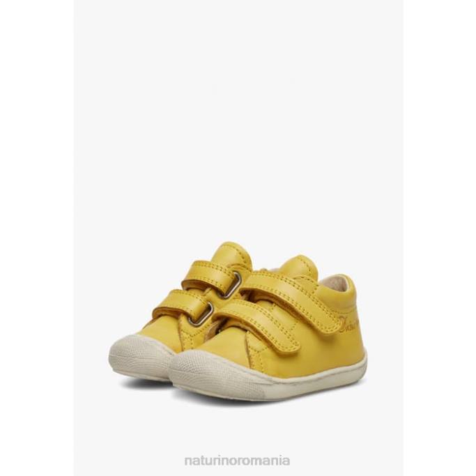 copii Naturino galben cocon vl pantofi primii pasi din piele nappa 4J4P221