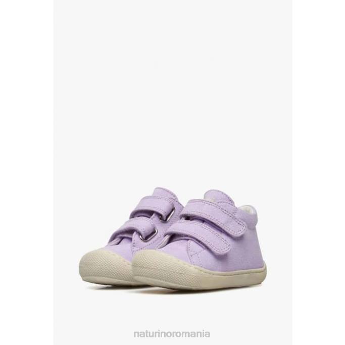 copii Naturino liliac cocon vl pantofi primii pași din pânză 4J4P106