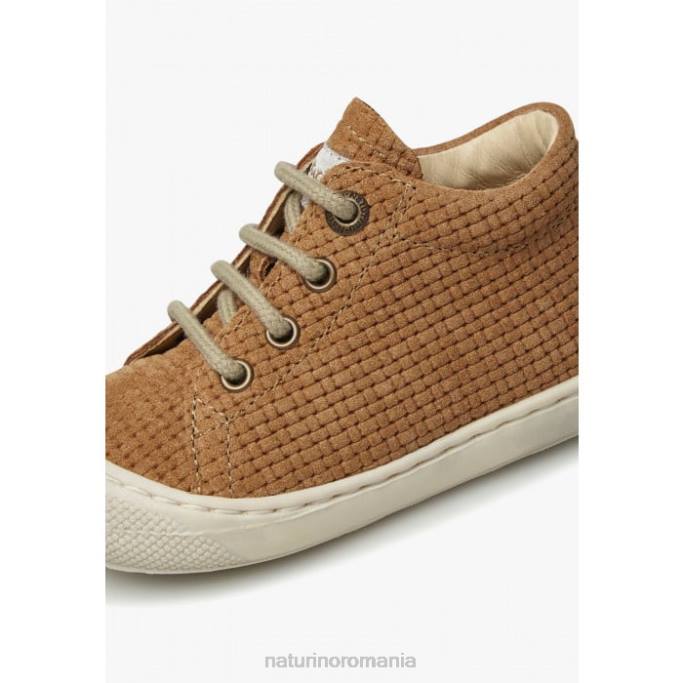 copii Naturino maro cocon pantofi de piele intoarsa primii pasi 4J4P71