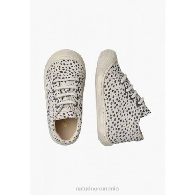 copii Naturino negru ca gheata cocon pantofi primii pasi din piele intoarsa cu imprimeu ponei 4J4P128