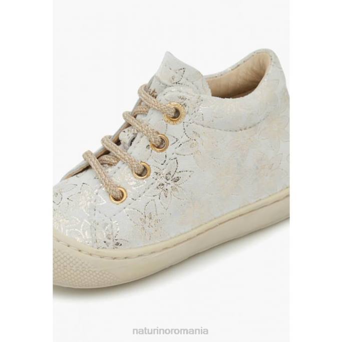 copii Naturino platină cocon pantofi de piele intoarsa primii pasi 4J4P77