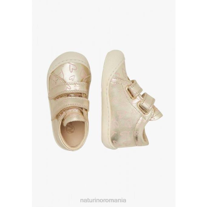 copii Naturino platină cocon vl pantofi primii pasi din piele 4J4P168