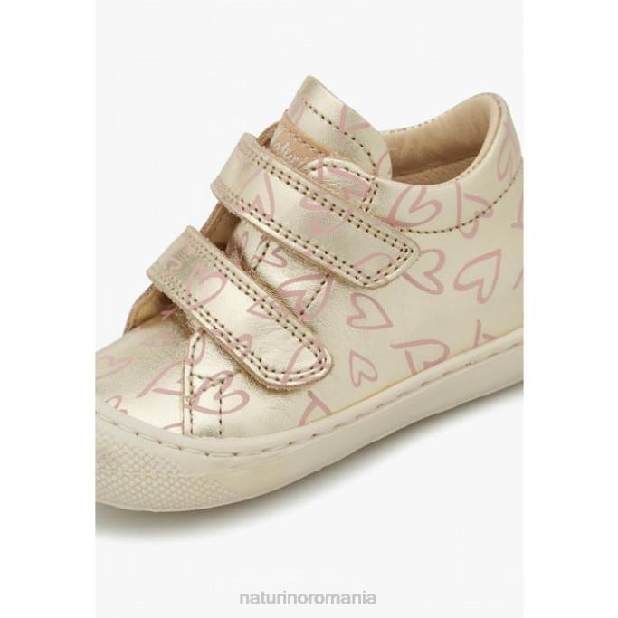 copii Naturino platină cocon vl pantofi primii pasi din piele 4J4P168