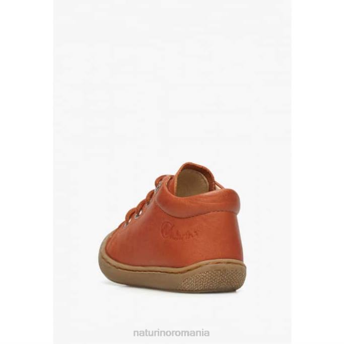 copii Naturino roșu-închis cocon pantofi pentru copii din piele napa 4J4P66