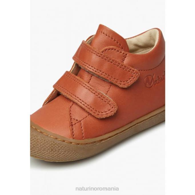 copii Naturino roșu-închis cocon vl pantofi primii pasi din piele nappa 4J4P74