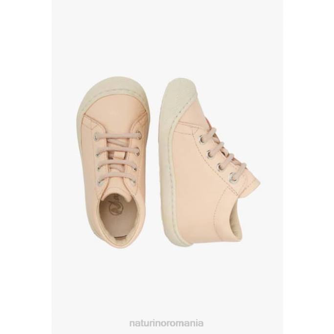 copii Naturino roz cocon pantofi de prim pas din piele lacuita 4J4P78