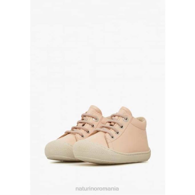 copii Naturino roz cocon pantofi de prim pas din piele lacuita 4J4P78
