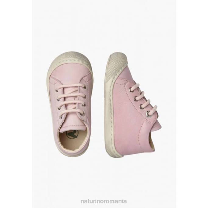 copii Naturino roz cocon pantofi primii pasi din piele nappa 4J4P112