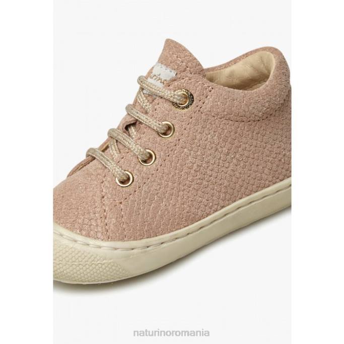copii Naturino roz pudra cocon pantofi de piele intoarsa primii pasi 4J4P86