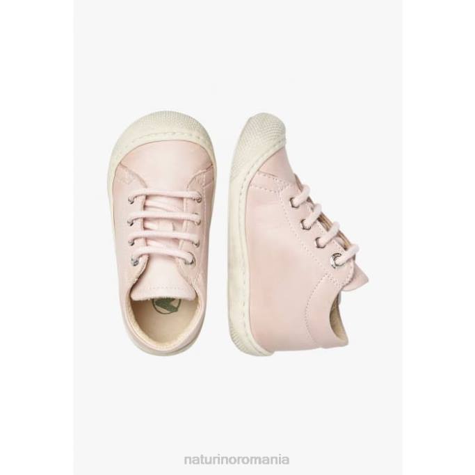 copii Naturino roz pudra cocon pantofi primii pasi din piele nappa 4J4P115
