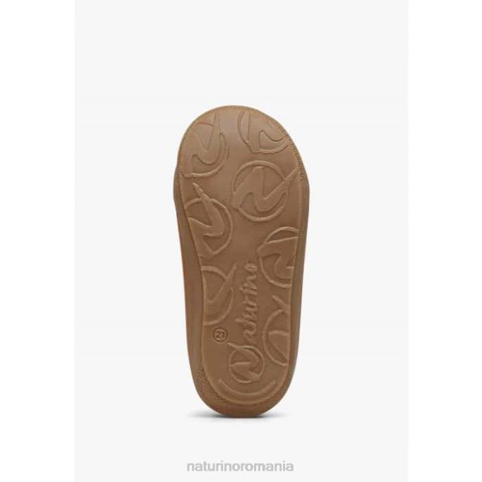 copii Naturino roz pudra cocon pantofi primii pasi din piele nappa imprimata 4J4P60