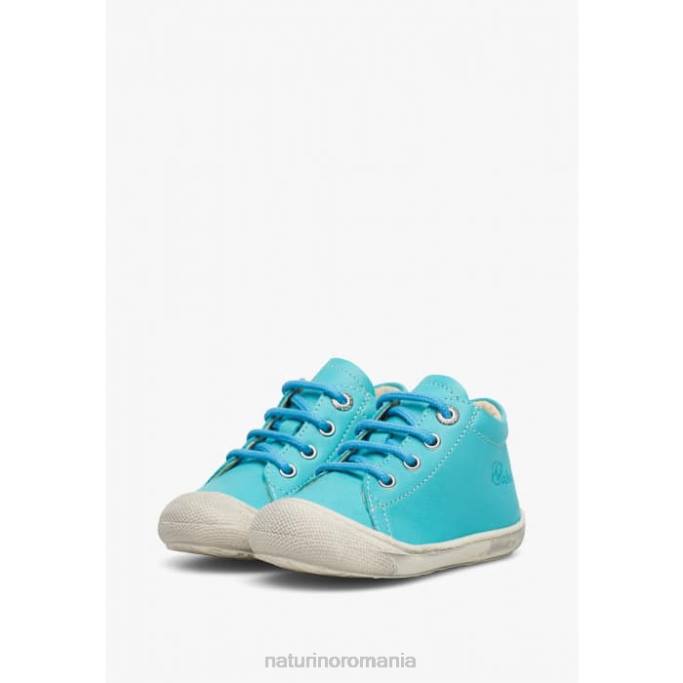 copii Naturino turcoaz cocon pantofi primii pasi din piele nappa 4J4P124