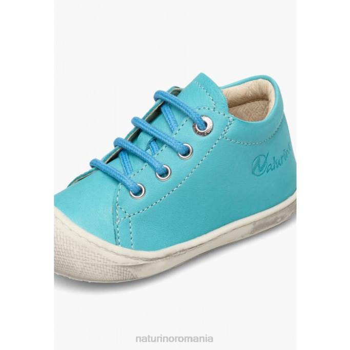 copii Naturino turcoaz cocon pantofi primii pasi din piele nappa 4J4P124