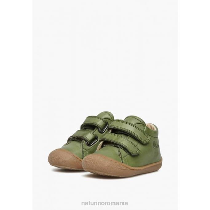copii Naturino verde cocon pantofi primii pasi din piele nappa 4J4P202