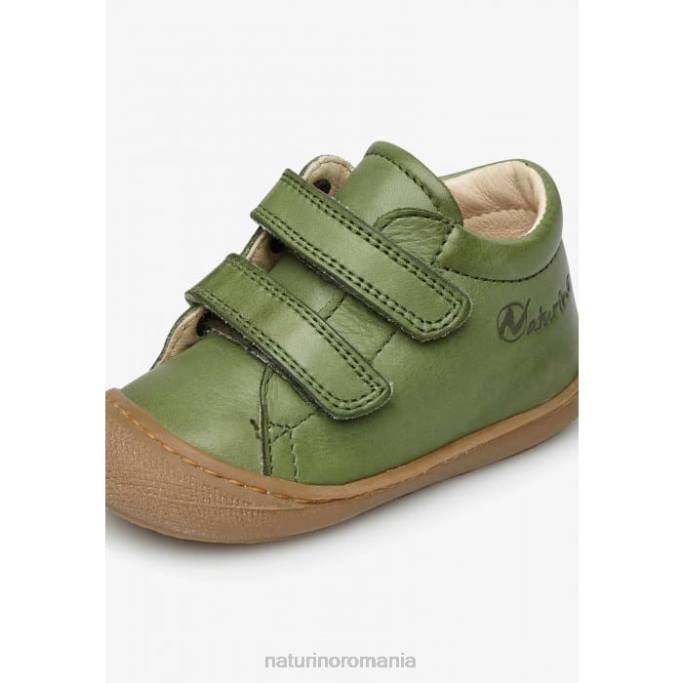 copii Naturino verde cocon pantofi primii pasi din piele nappa 4J4P202