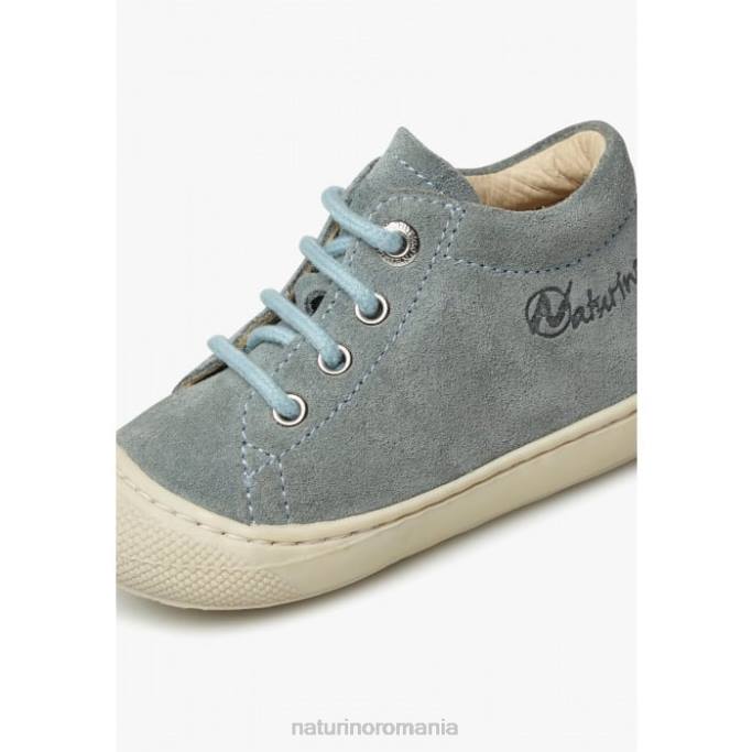 copii Naturino verde deschis-albastru cer cocon pantofi de piele intoarsa primii pasi 4J4P87