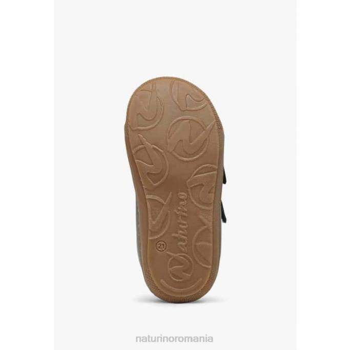copii Naturino verde inchis cocon vl pantofi primii pasi din piele nappa 4J4P187