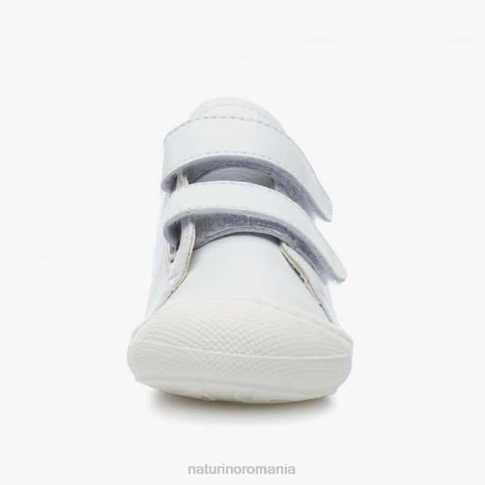 copii Naturino alb gemeni bebe vl pantofi primii pași 4J4P600