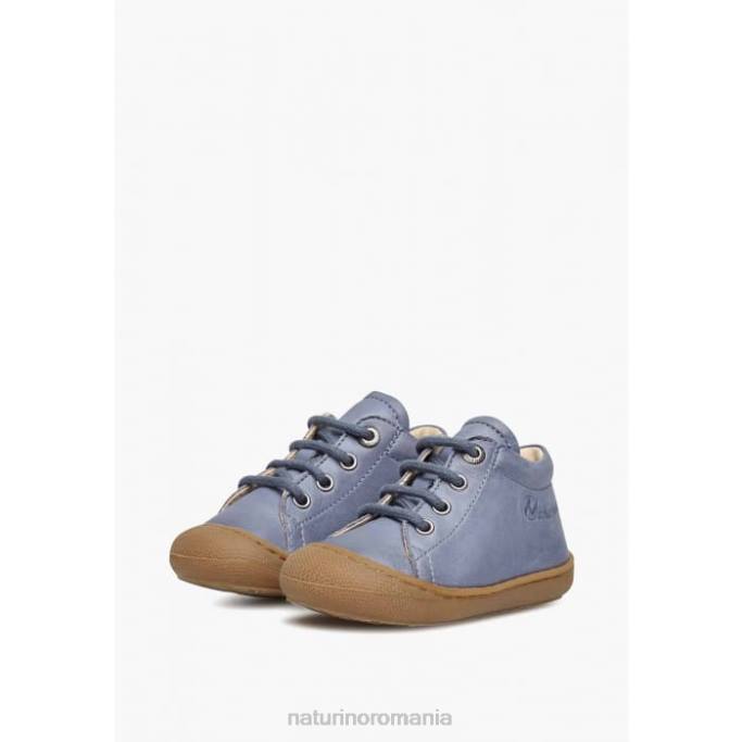 copii Naturino albastru inchis cocon pantofi pentru copii din piele napa 4J4P263