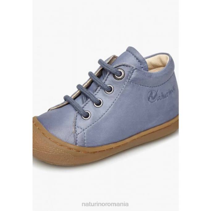 copii Naturino albastru inchis cocon pantofi pentru copii din piele napa 4J4P263