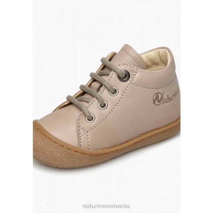 copii Naturino bej cocon pantofi pentru copii din piele napa 4J4P278