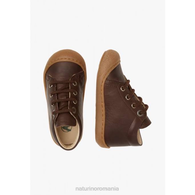 copii Naturino maro cocon pantofi pentru copii din piele napa 4J4P277