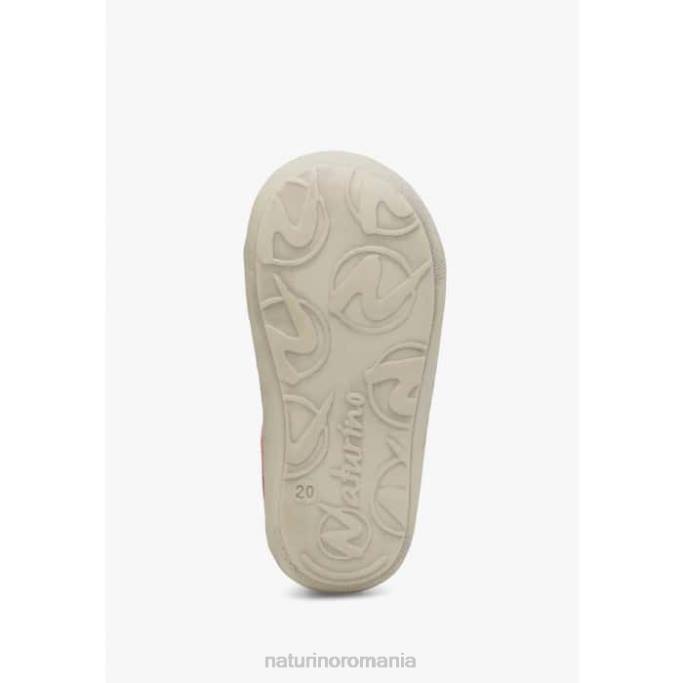 copii Naturino roșu cocon pantofi primii pași din pânză 4J4P337