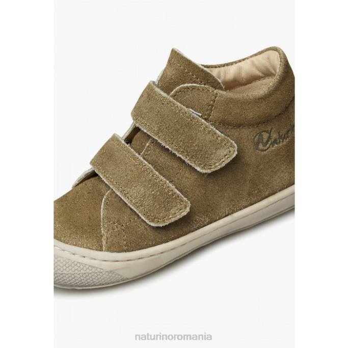 copii Naturino verde armată cocon vl pantofi primii pași în piele de căprioară délavé 4J4P330
