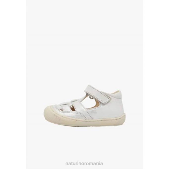 copii Naturino argint tampon sandale de piele intoarsa primul pas 4J4P575