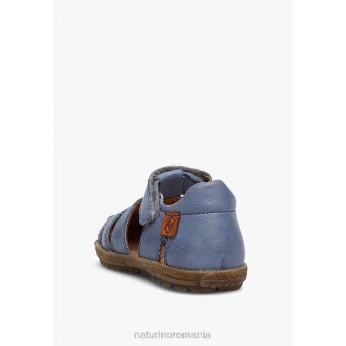 copii Naturino cer albastru vedea sandale din piele semiînchise 4J4P272