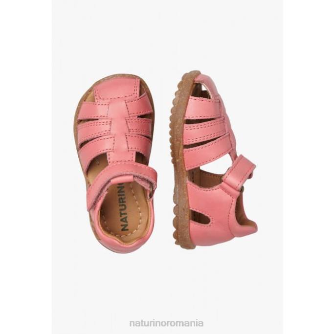 copii Naturino coral vedea sandale din piele semiînchise 4J4P315