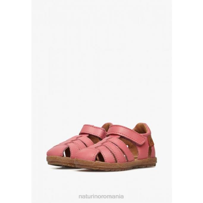 copii Naturino coral vedea sandale din piele semiînchise 4J4P315
