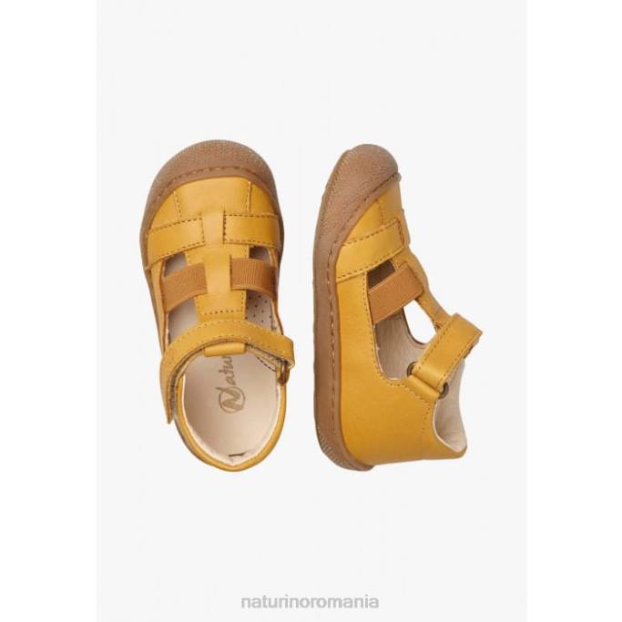 copii Naturino dovleac langen sandale semi-închise cu inserție elastică 4J4P598
