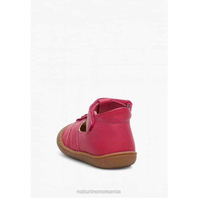 copii Naturino fucsie maggy sandale semi-inchise cu flori aplicate 4J4P595