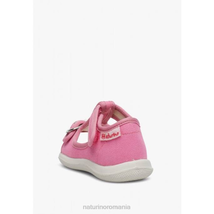 copii Naturino fucsie paros sandale cu vârf deschis din material textil 4J4P274