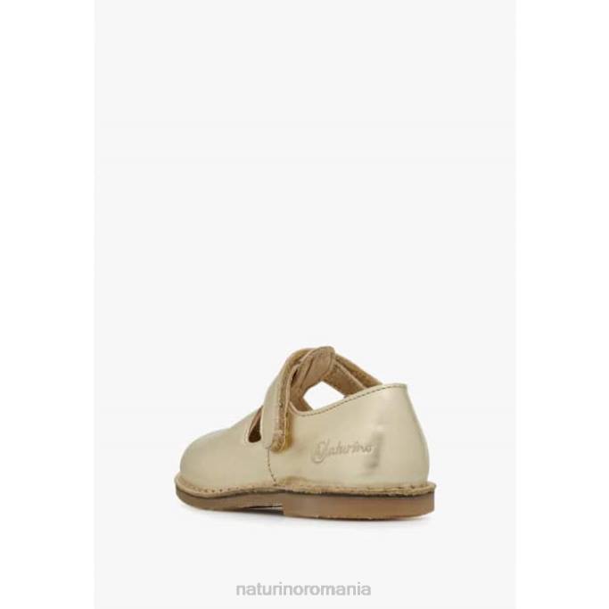copii Naturino platină paris vl sandale din piele semiînchise 4J4P546