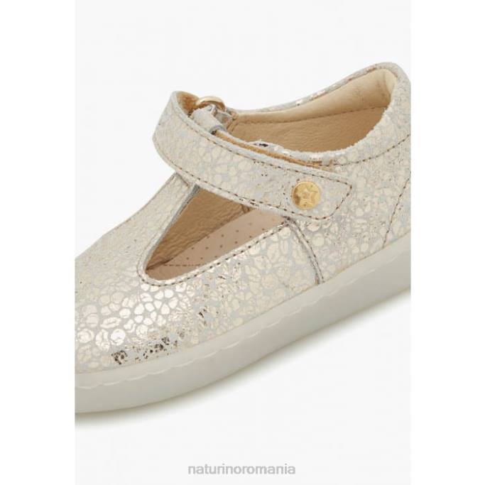 copii Naturino platină samoma vl sandale din piele semiînchise 4J4P547