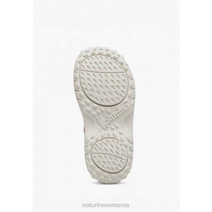 copii Naturino roșu andocare sandale din piele cu velcro 4J4P543