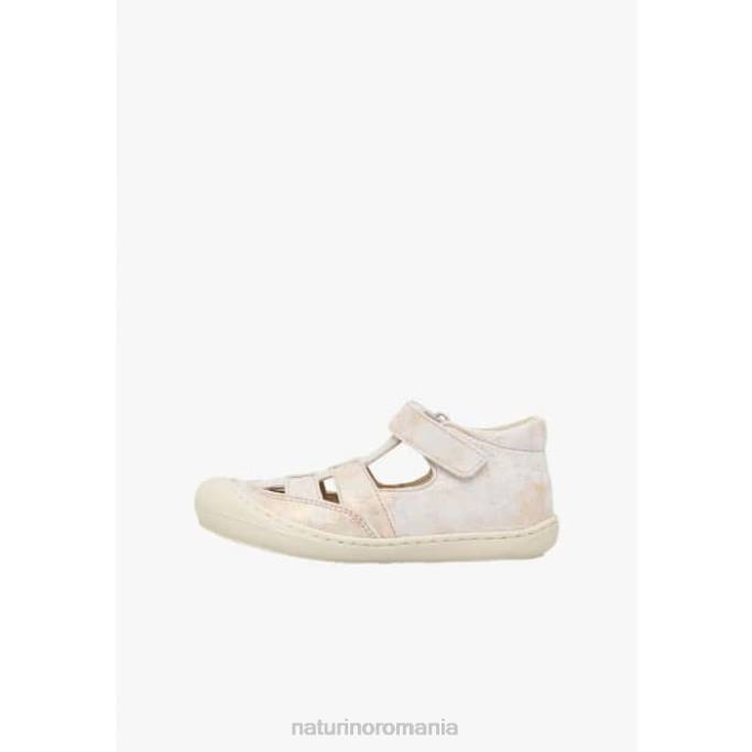 copii Naturino roz tampon sandale de piele intoarsa primul pas 4J4P574